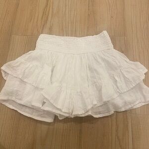 Girls White Abercrombie Skort